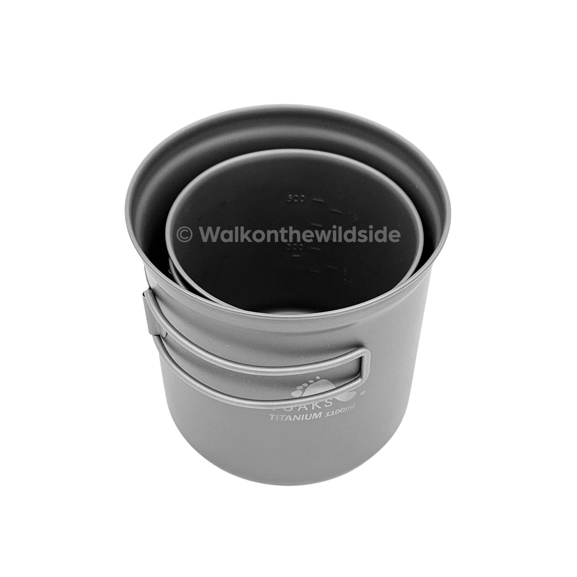 Toaks Pot 1100 mit Pot 650 darin